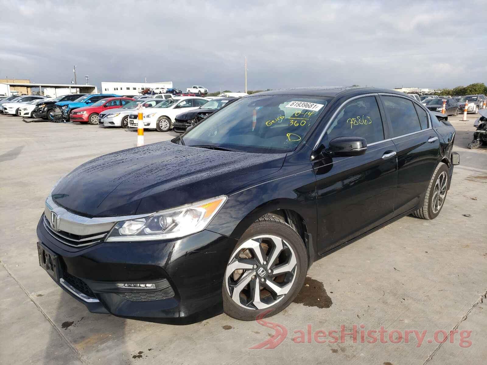 1HGCR2F02GA034288 2016 HONDA ACCORD