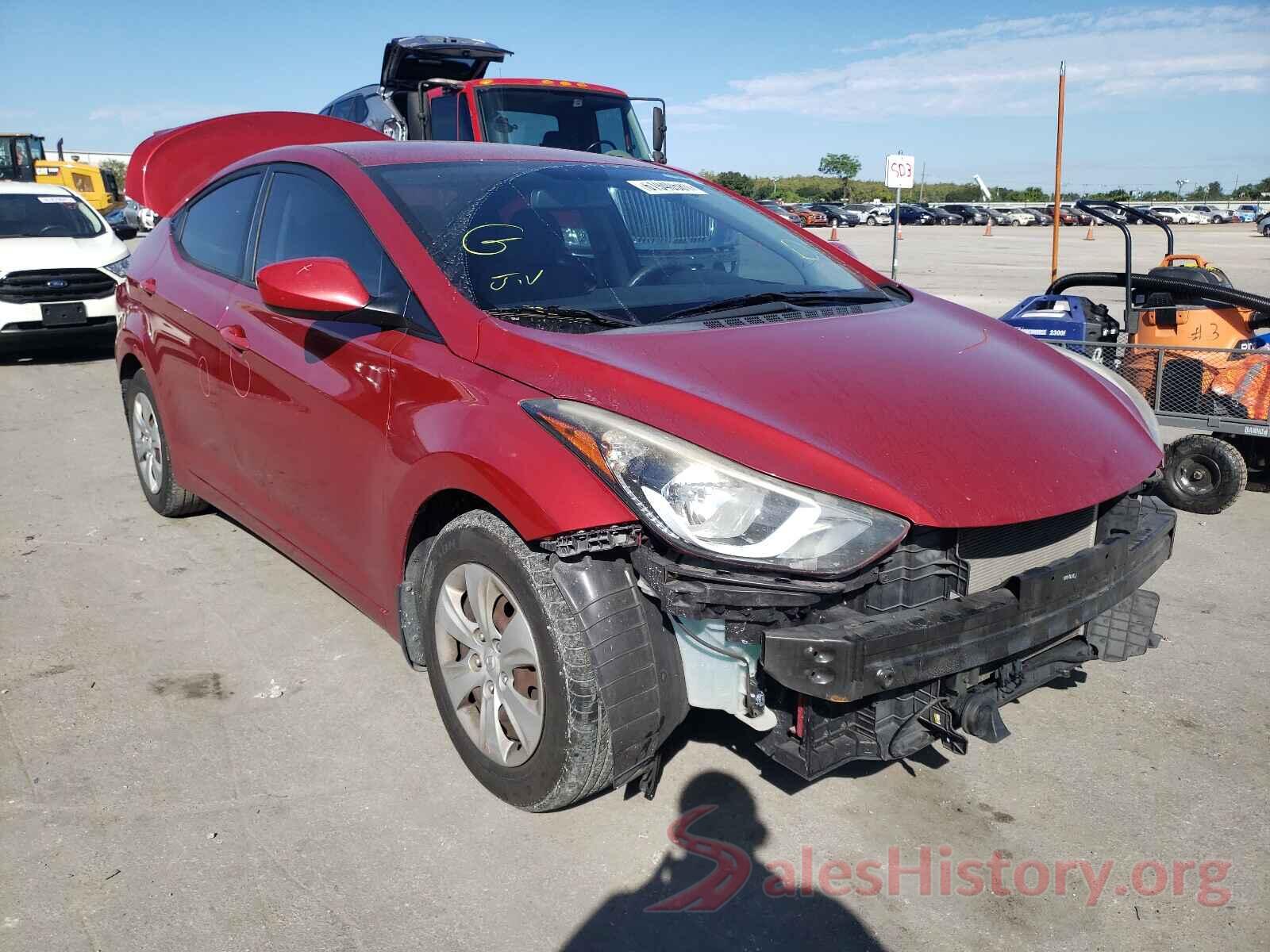 KMHDH4AE3GU648619 2016 HYUNDAI ELANTRA