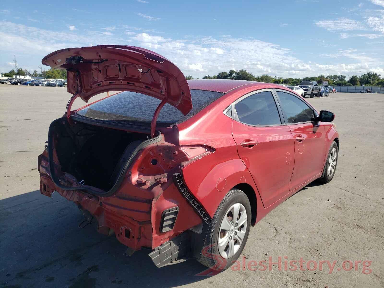 KMHDH4AE3GU648619 2016 HYUNDAI ELANTRA