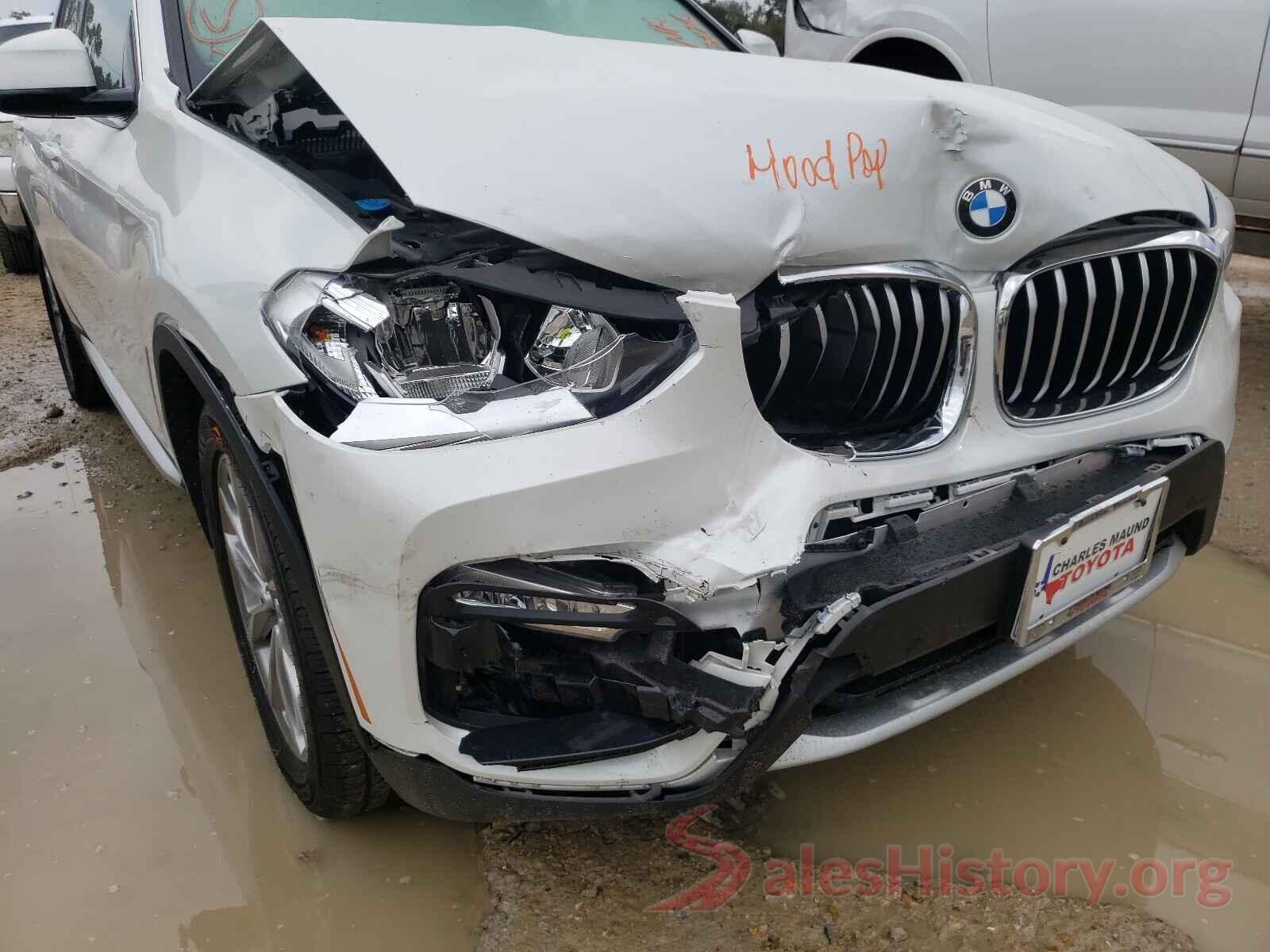 5UXTR7C51KLE98702 2019 BMW X3