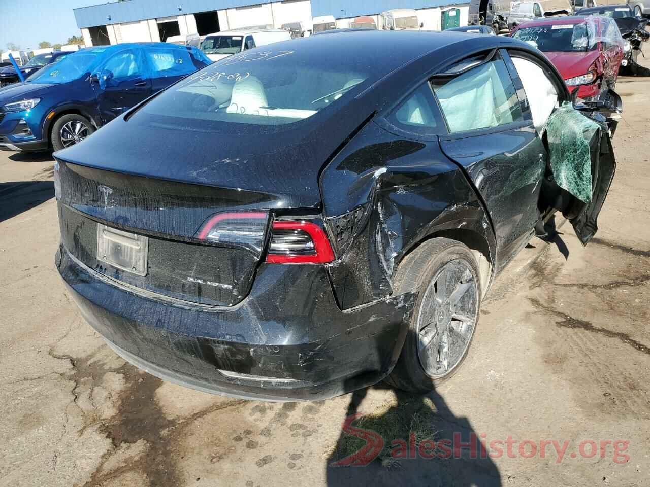 5YJ3E1EBXMF079537 2021 TESLA MODEL 3