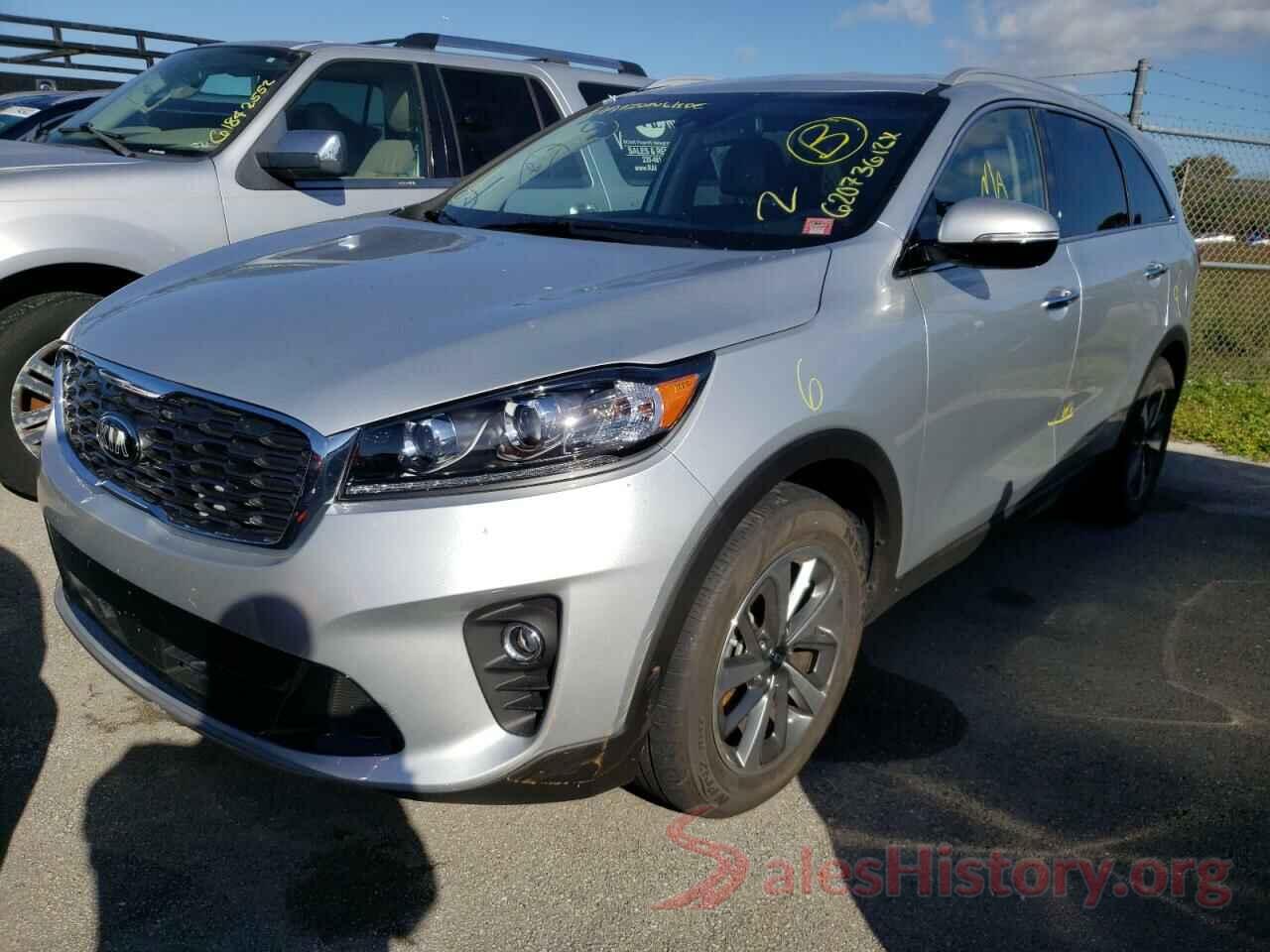 5XYPH4A56KG445008 2019 KIA SORENTO