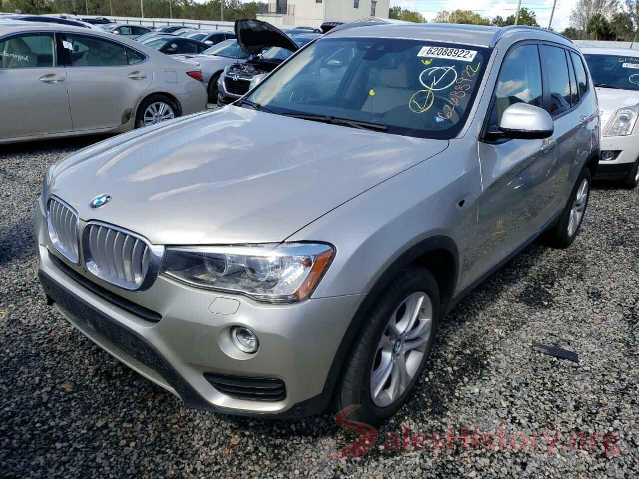 5UXWX7C37H0U43986 2017 BMW X3