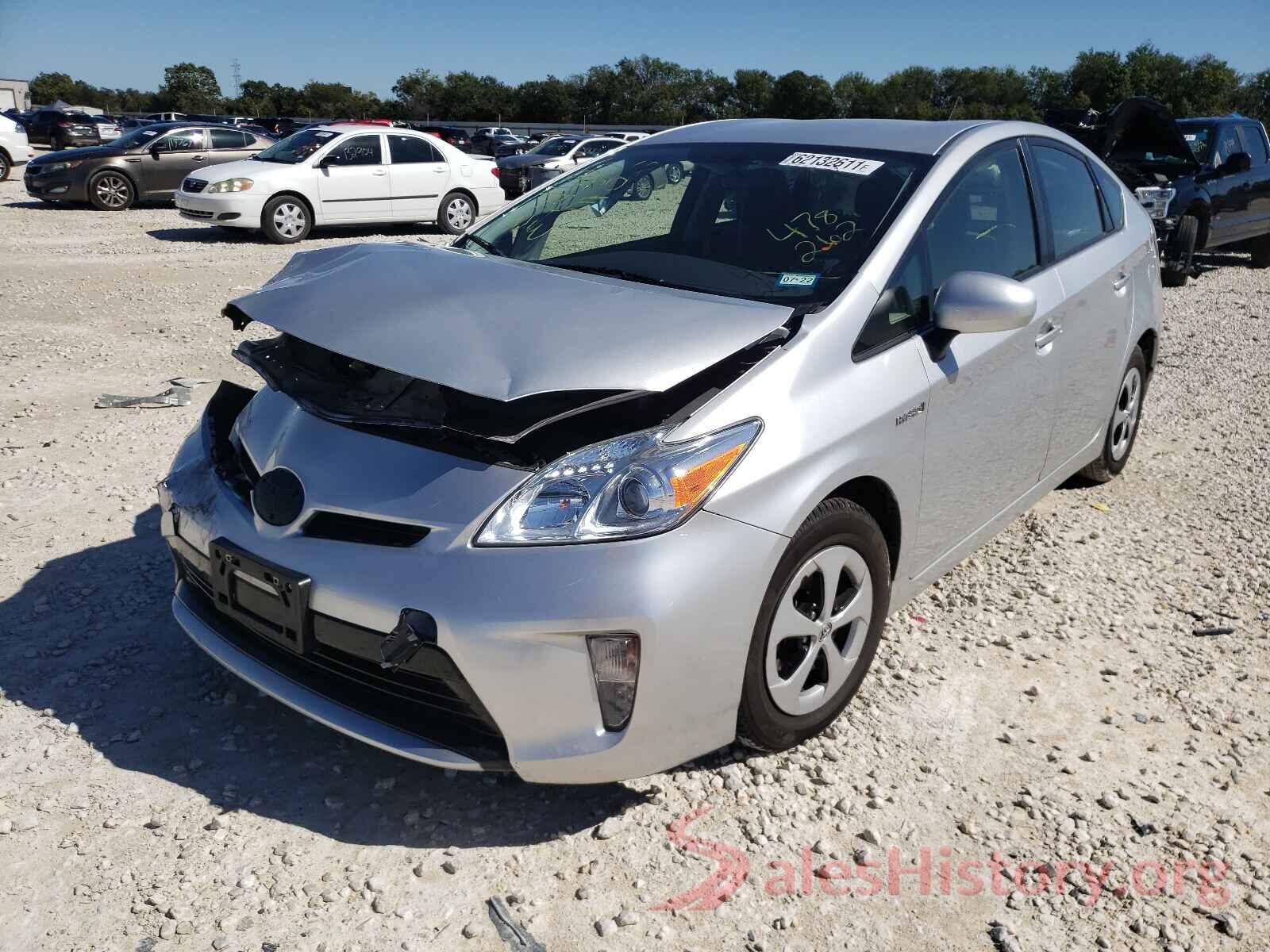 JTDKN3DU4F0478262 2015 TOYOTA PRIUS