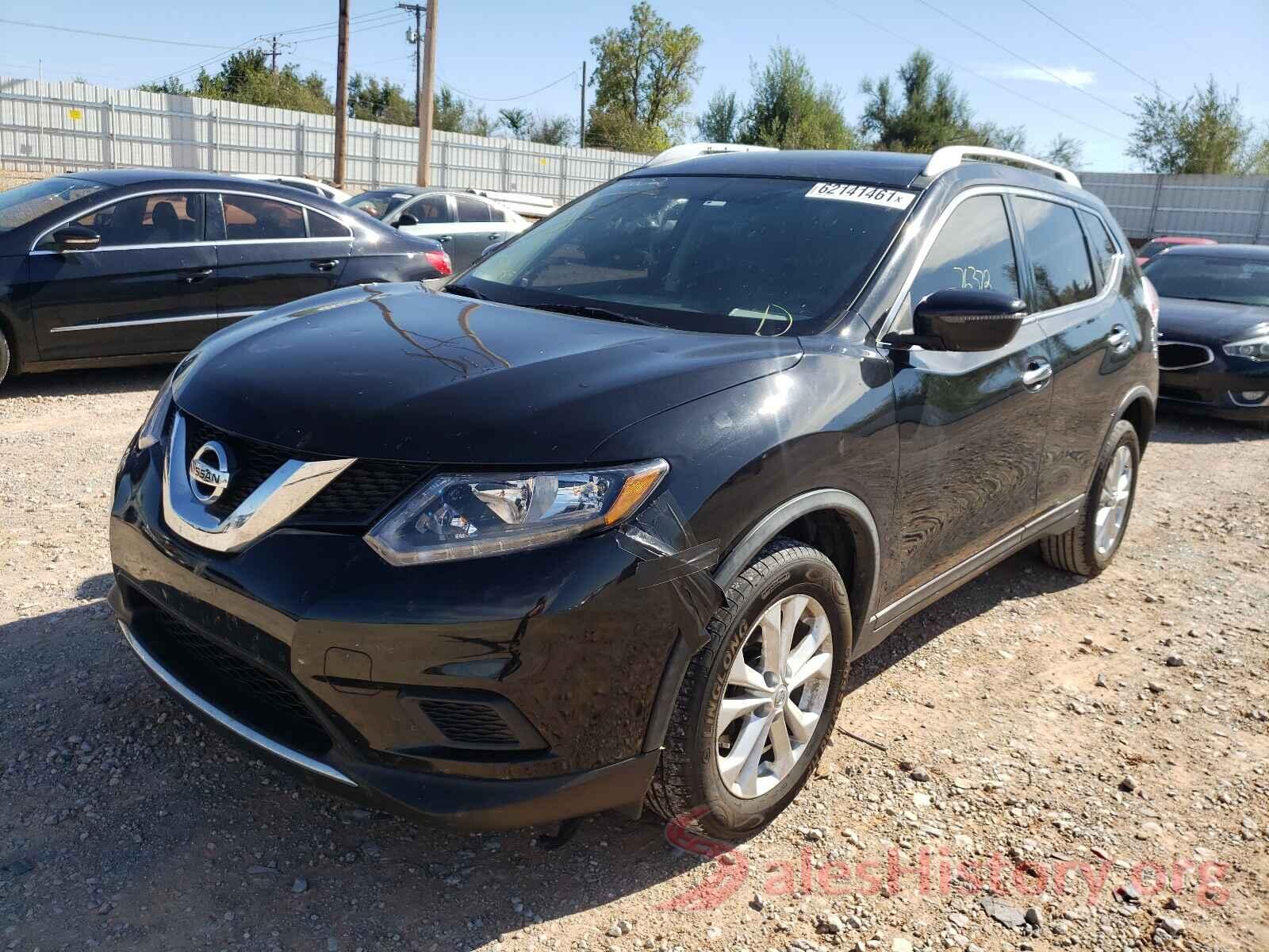 KNMAT2MT8GP721602 2016 NISSAN ROGUE