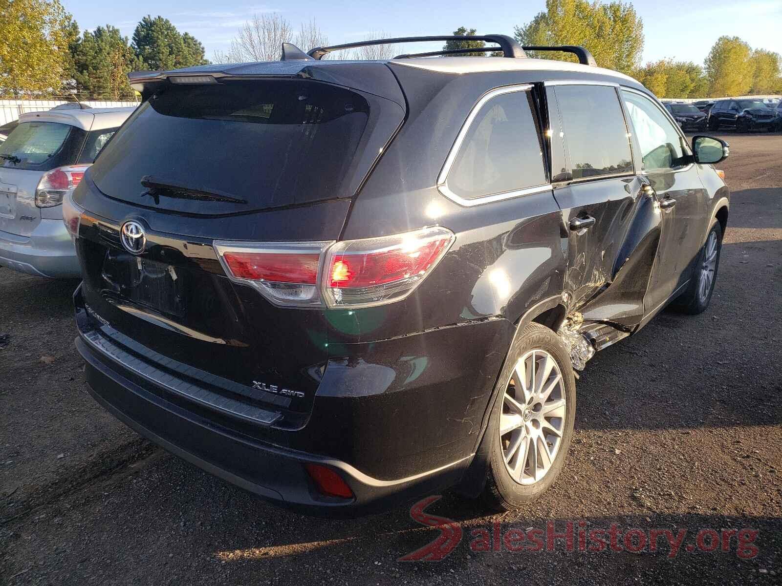 5TDJKRFH9GS324216 2016 TOYOTA HIGHLANDER