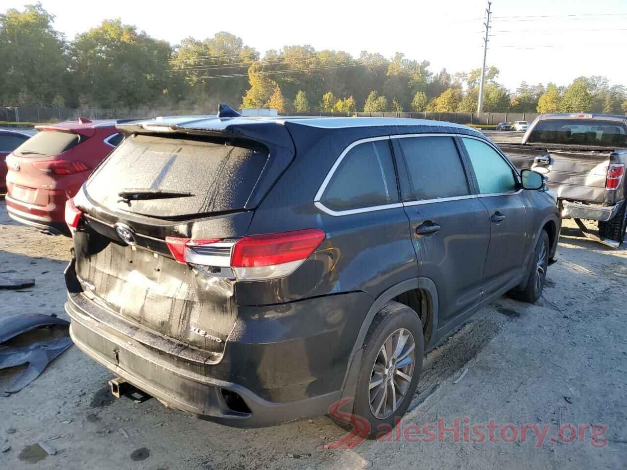 5TDJZRFH4KS582311 2019 TOYOTA HIGHLANDER