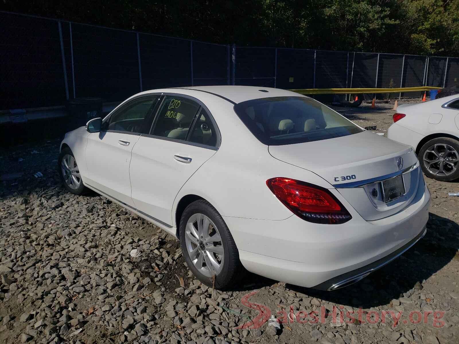 55SWF8EB5KU293138 2019 MERCEDES-BENZ C-CLASS