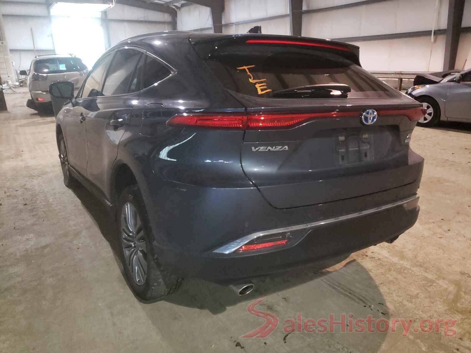 JTEAAAAH4MJ040167 2021 TOYOTA VENZA