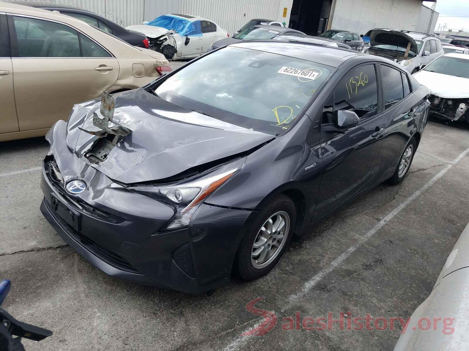 JTDKBRFU0H3027565 2017 TOYOTA PRIUS