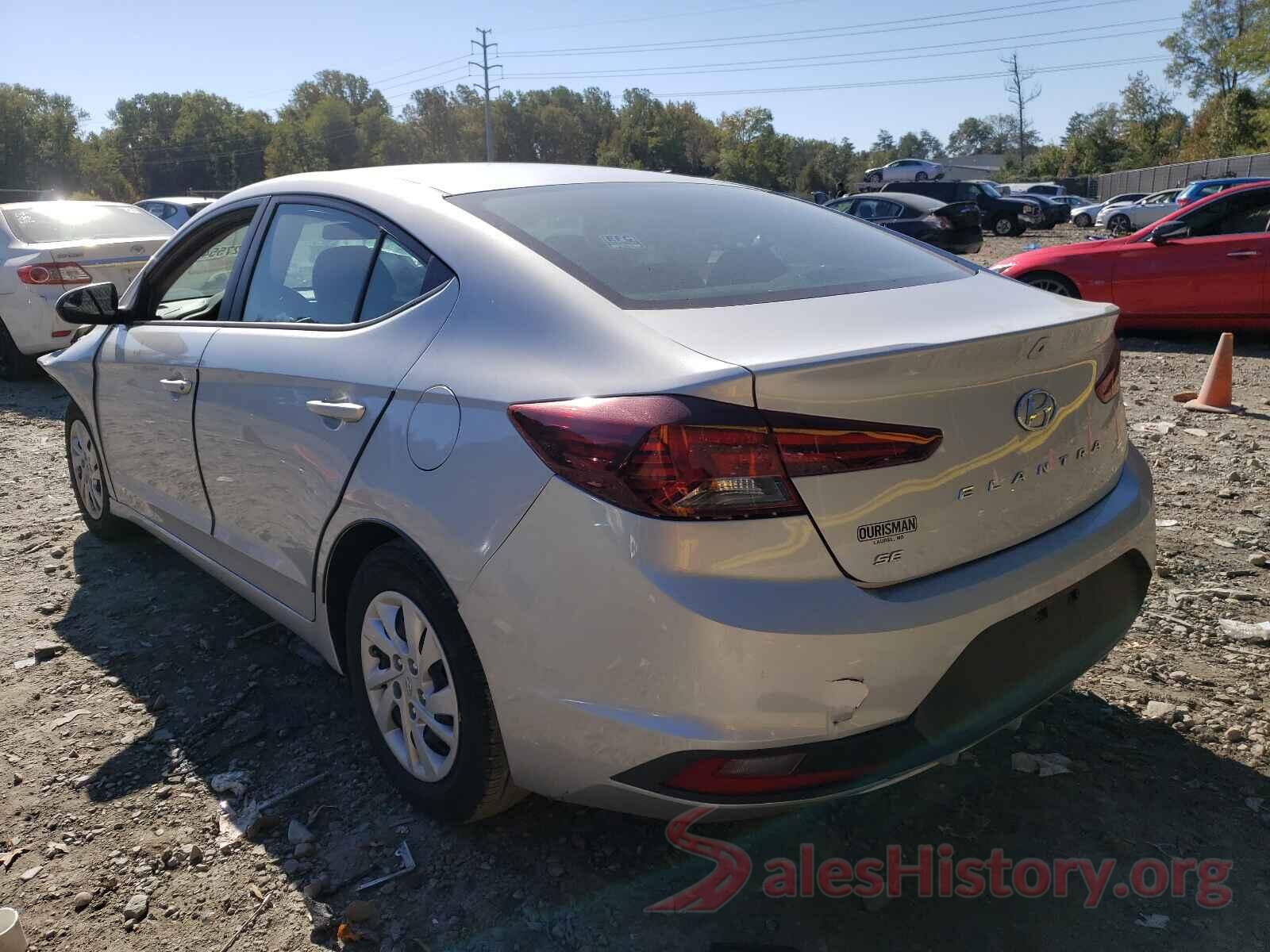 5NPD74LFXKH462334 2019 HYUNDAI ELANTRA