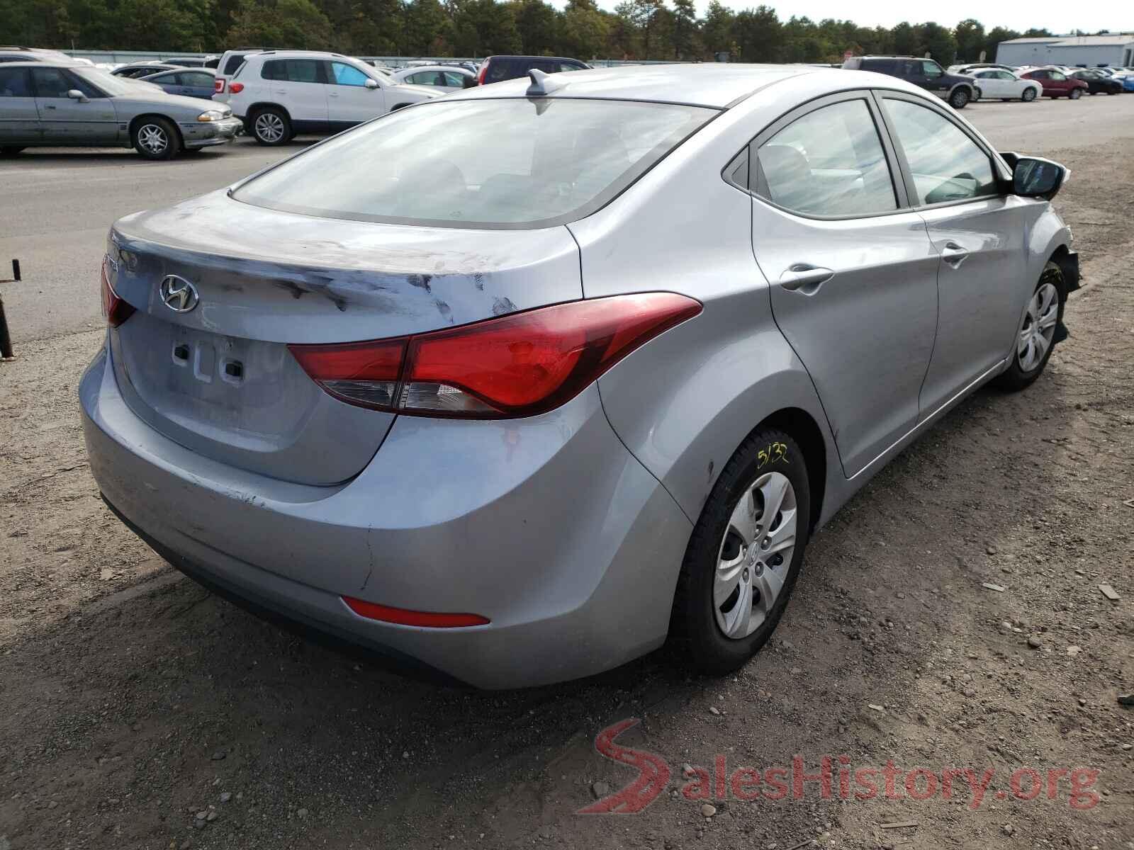 5NPDH4AEXGH752149 2016 HYUNDAI ELANTRA