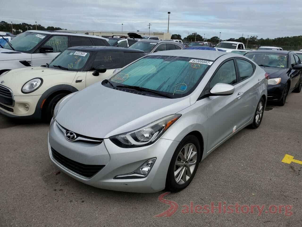 5NPDH4AE0FH613100 2015 HYUNDAI ELANTRA