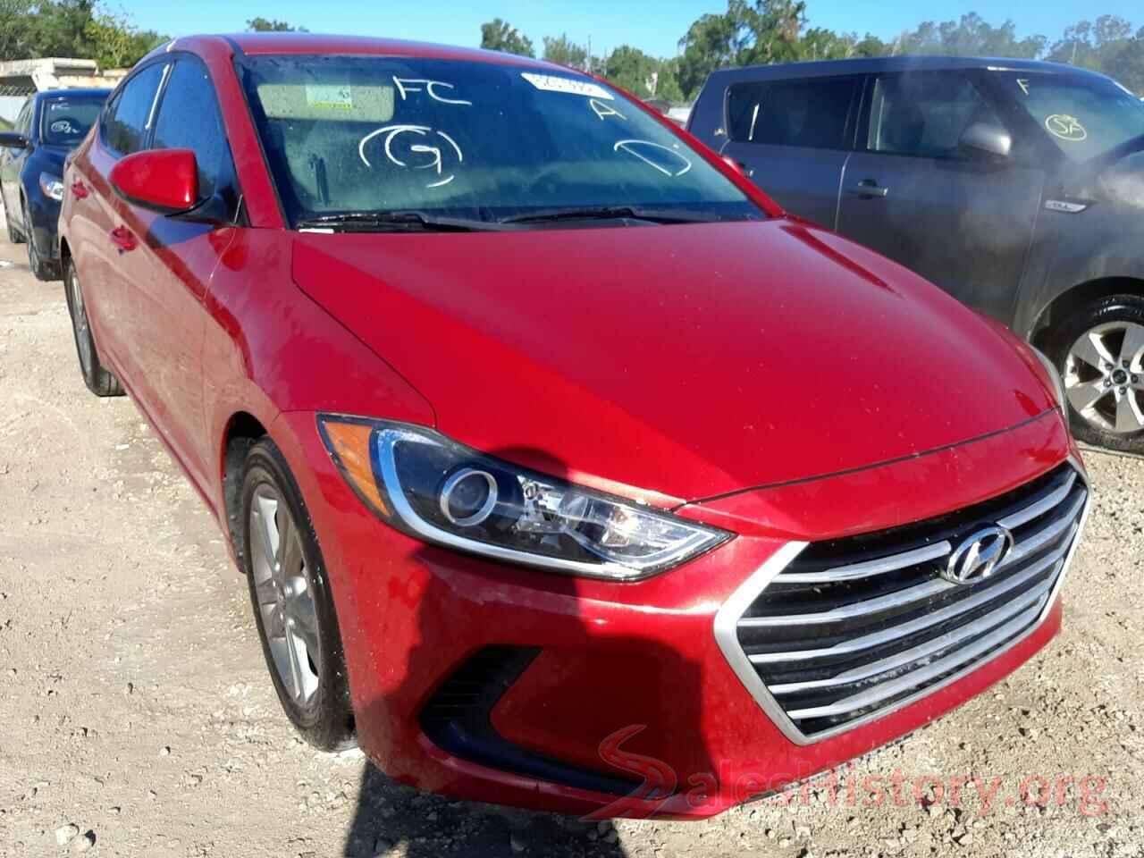 5NPD84LF7JH285625 2018 HYUNDAI ELANTRA