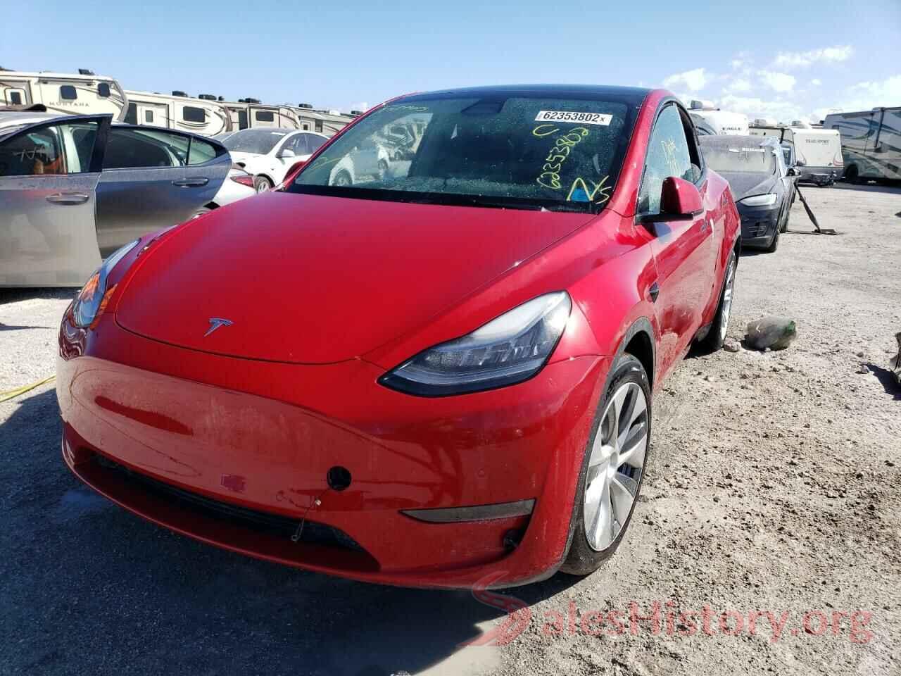 5YJYGDEE4MF174333 2021 TESLA MODEL Y