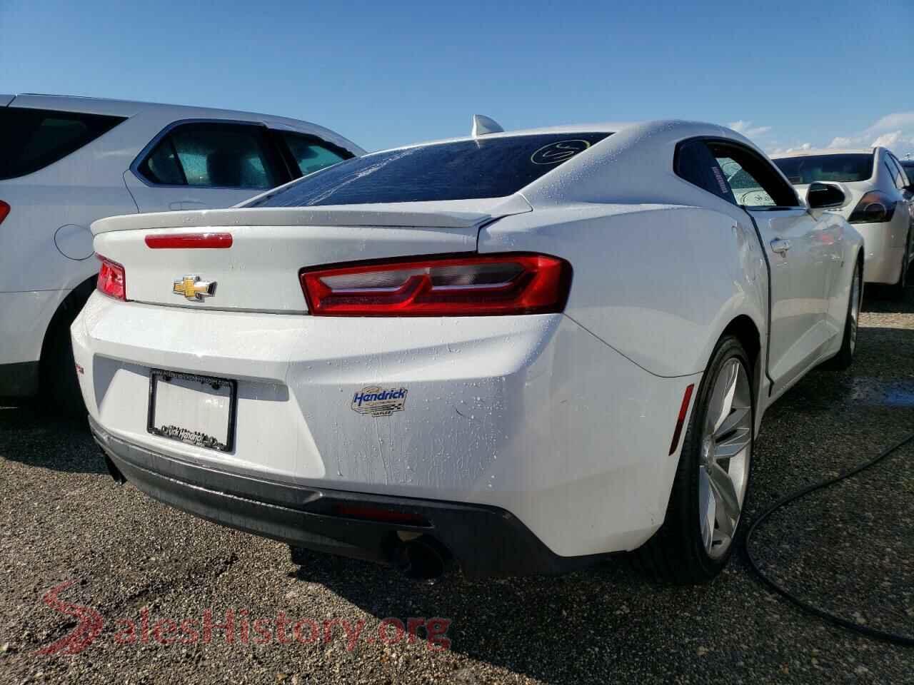 2016 CHEVROLET CAMARO VIN 1G1FB1RS7G0186279, rear 3/4 view