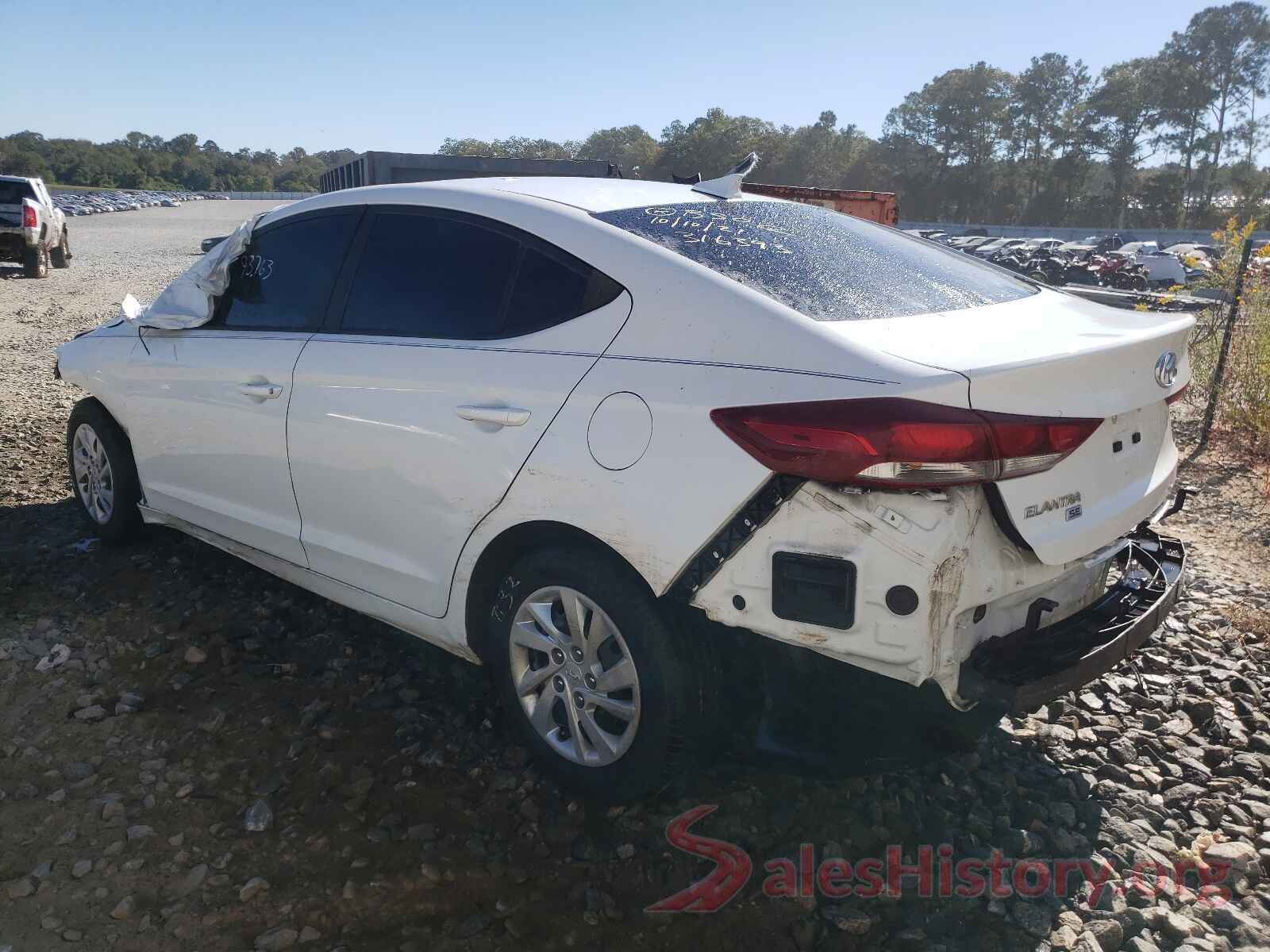 5NPD74LF4HH197418 2017 HYUNDAI ELANTRA