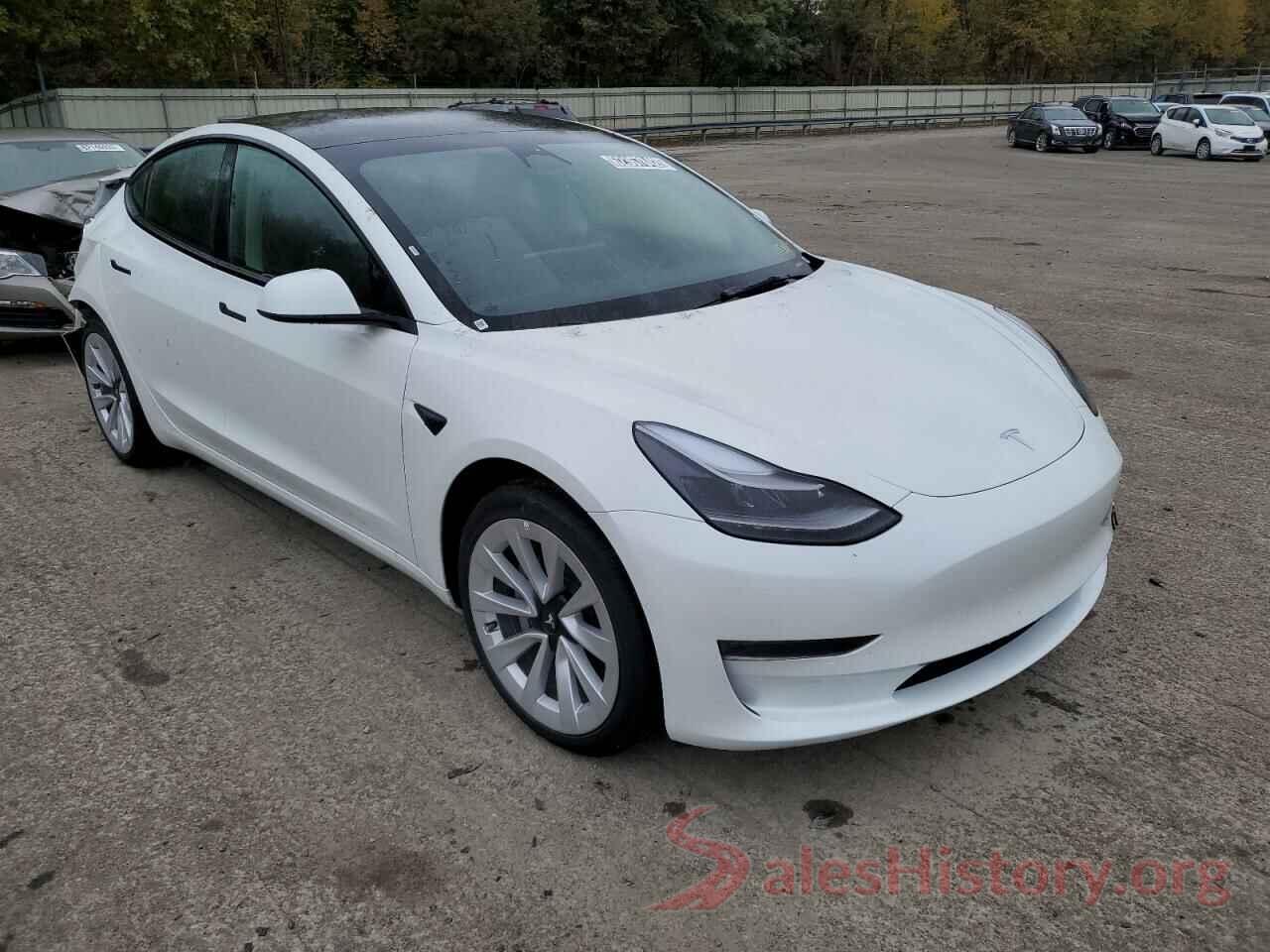 5YJ3E1EA2NF304087 2022 TESLA MODEL 3