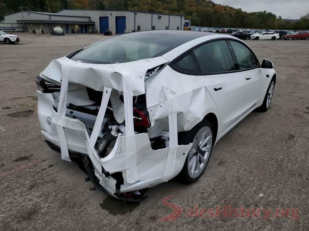 5YJ3E1EA2NF304087 2022 TESLA MODEL 3