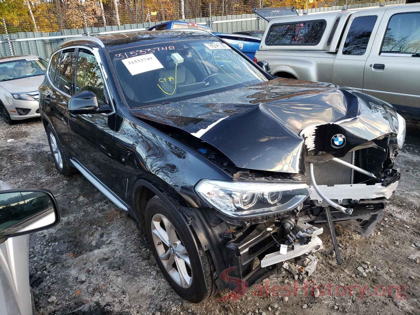 5UXTR7C51KLR43985 2019 BMW X3