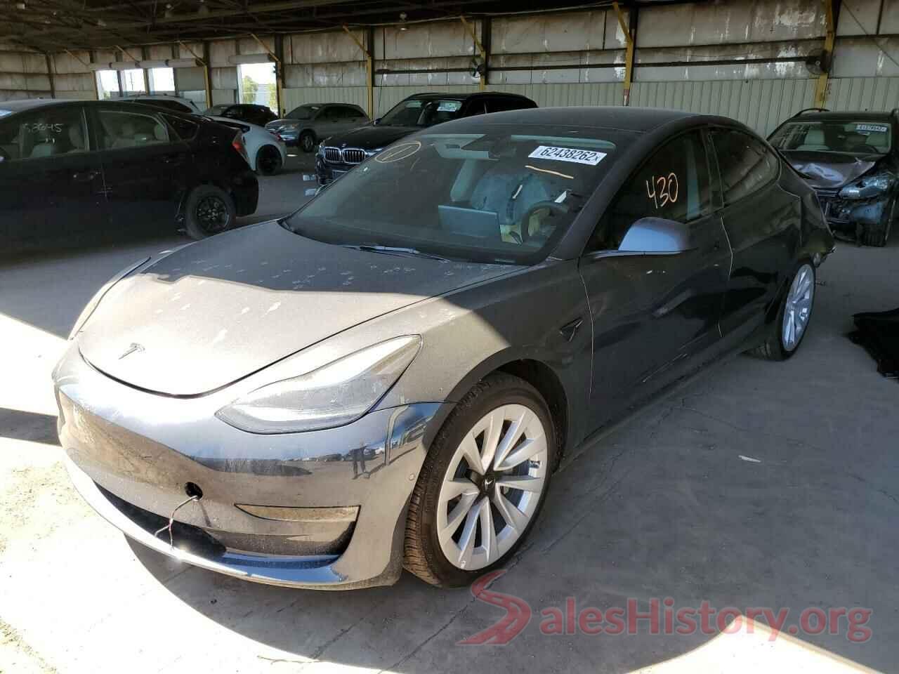 5YJ3E1EB0NF342748 2022 TESLA MODEL 3