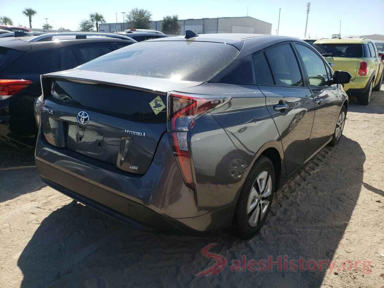 JTDKARFU3H3542871 2017 TOYOTA PRIUS