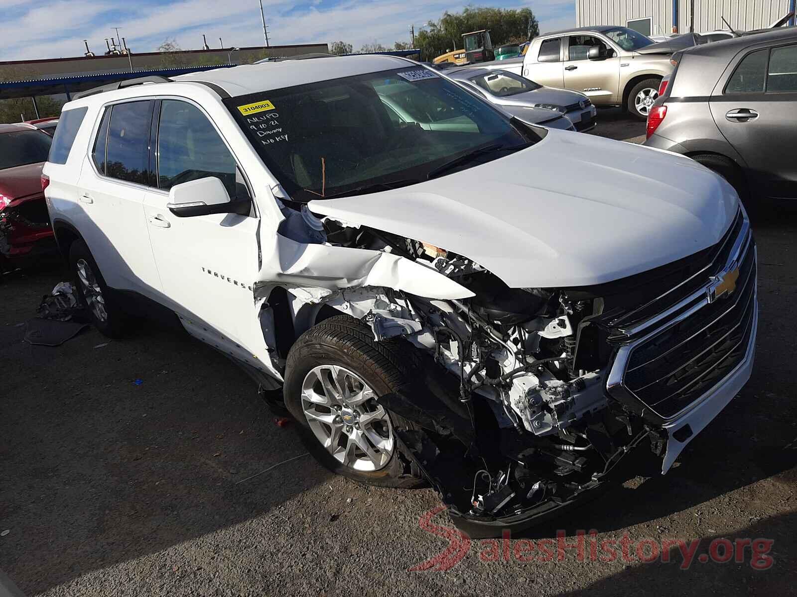 1GNEVHKW7MJ215437 2021 CHEVROLET TRAVERSE