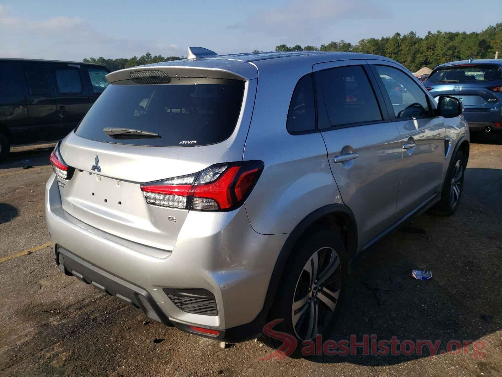 JA4ARUAU0MU019854 2021 MITSUBISHI OUTLANDER