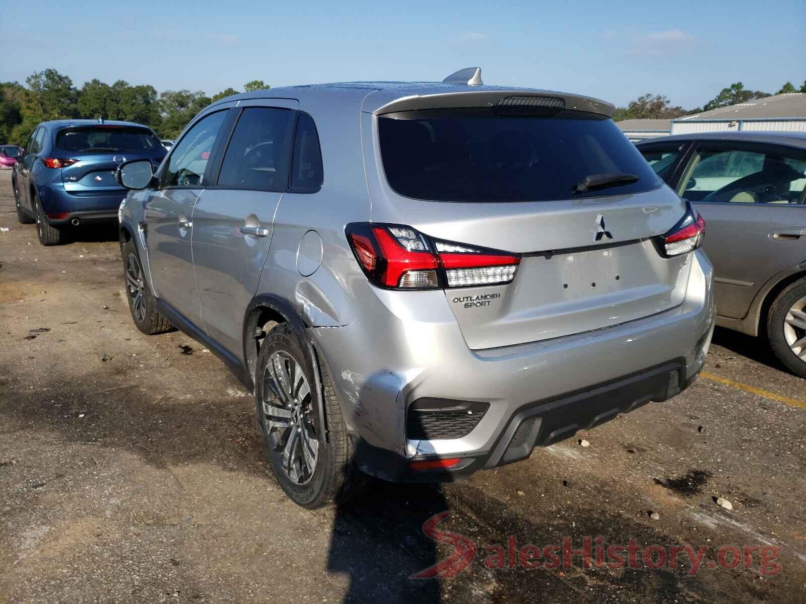 JA4ARUAU0MU019854 2021 MITSUBISHI OUTLANDER