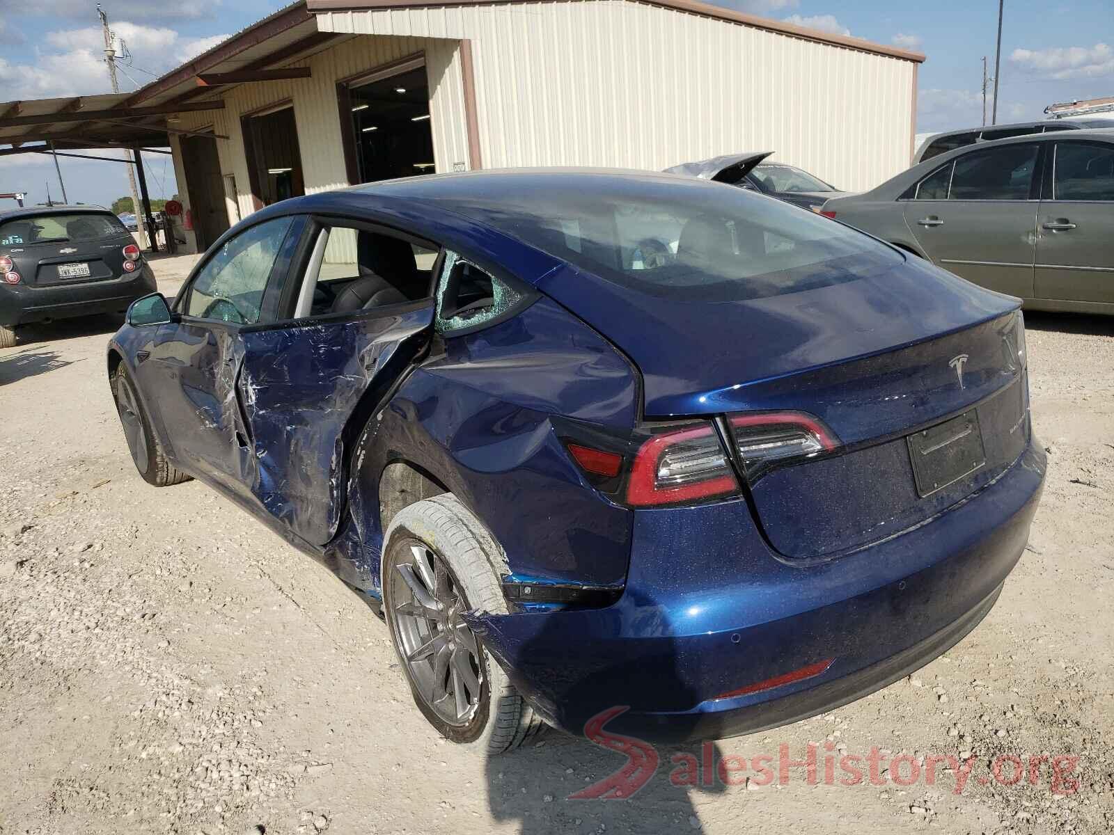 5YJ3E1EB7MF064073 2021 TESLA MODEL 3