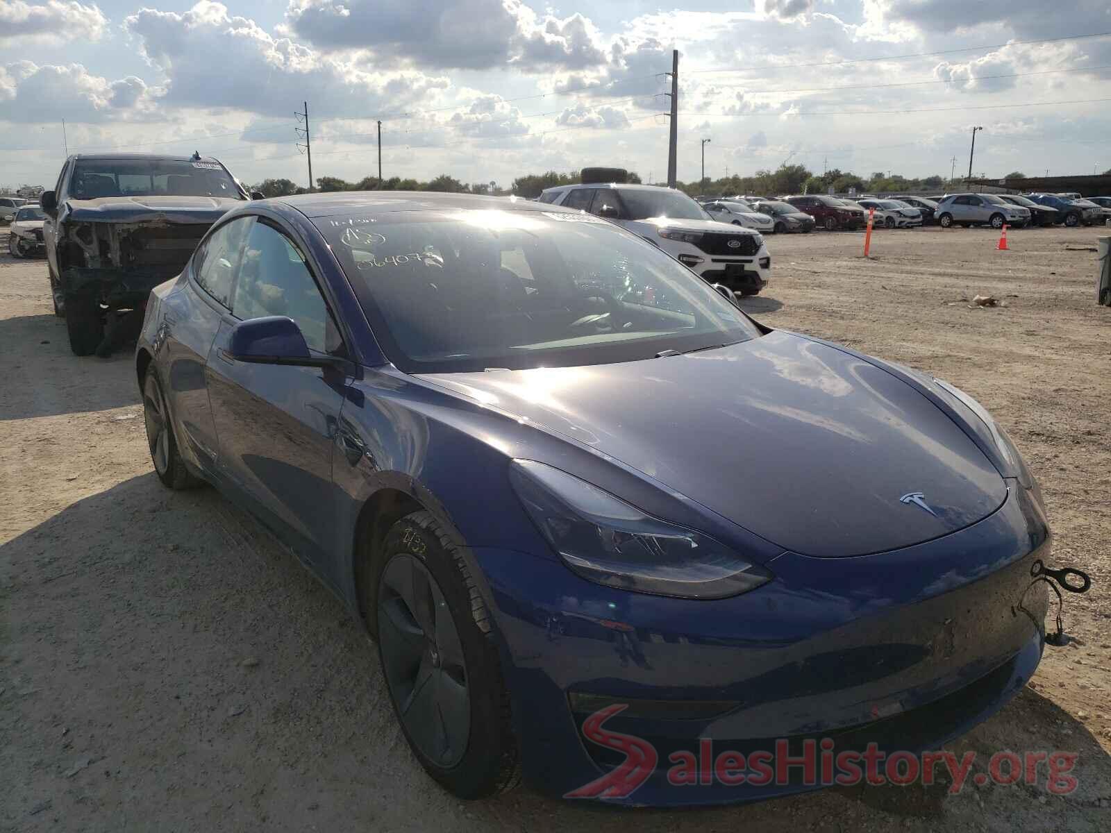 5YJ3E1EB7MF064073 2021 TESLA MODEL 3