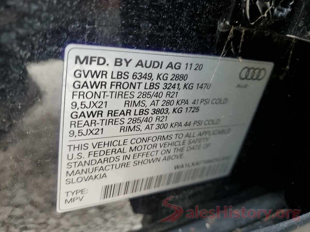 WA1LXAF74MD023387 2021 AUDI Q7