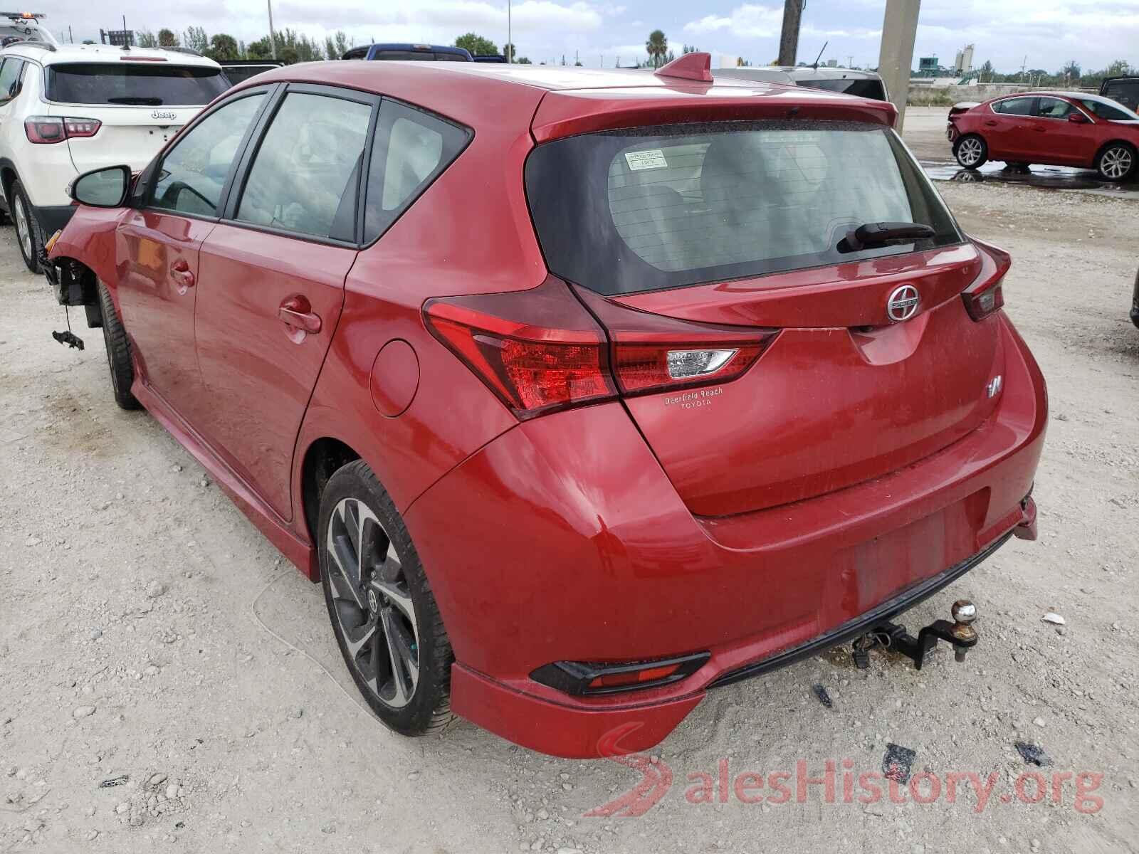 JTNKARJE3GJ516888 2016 TOYOTA SCION