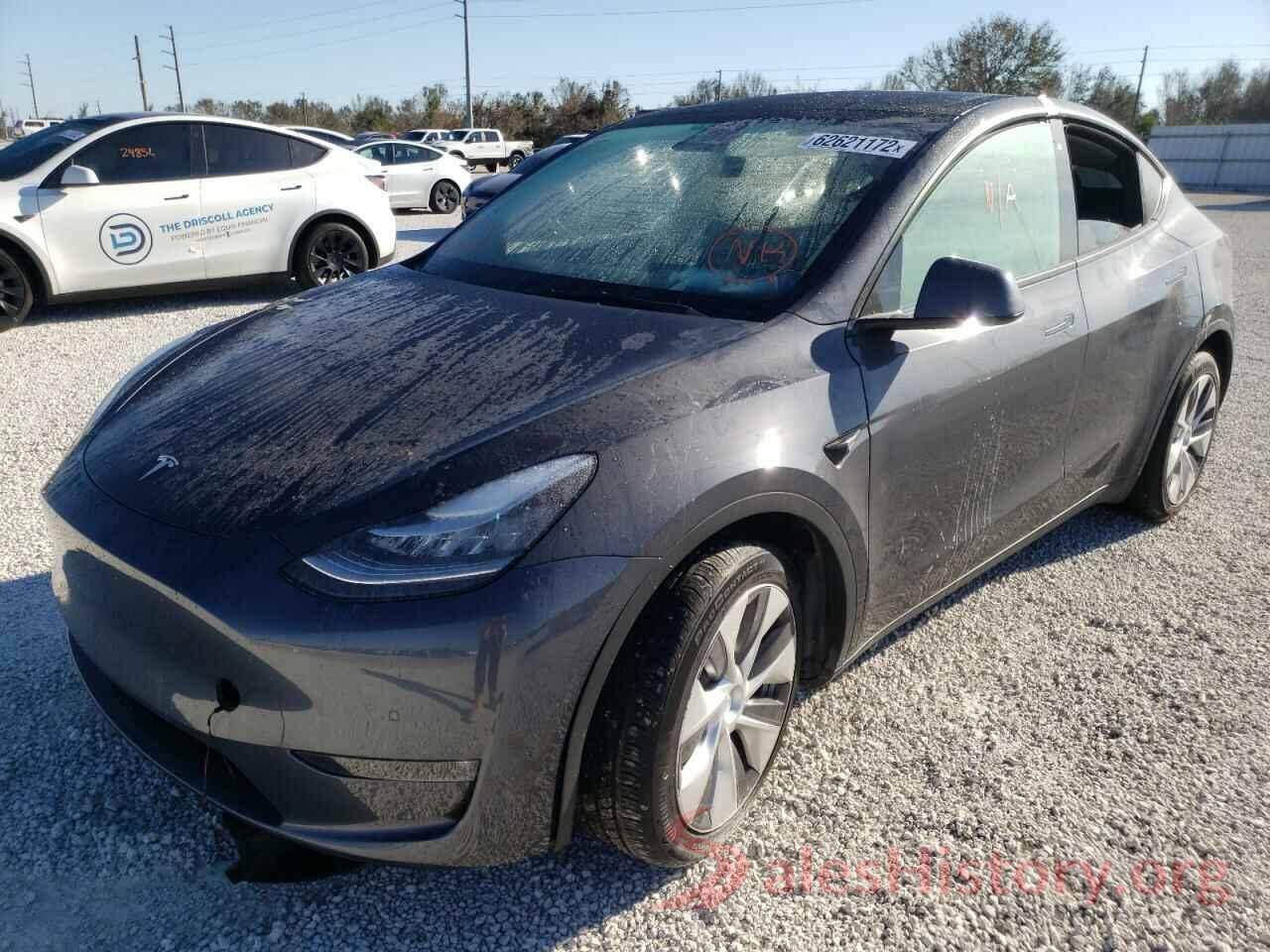 5YJYGDEEXMF188656 2021 TESLA MODEL Y