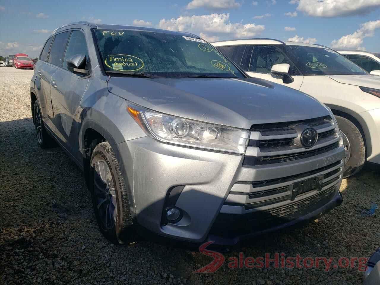 5TDJZRFH0JS842444 2018 TOYOTA HIGHLANDER