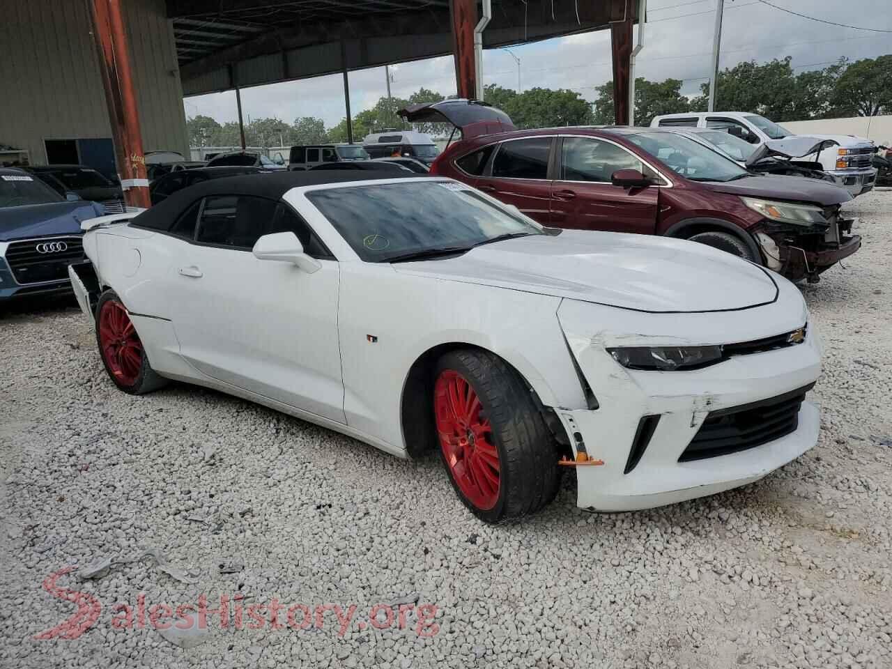 2018 CHEVROLET CAMARO VIN 1G1FB3DX8J0119678, auction photo
