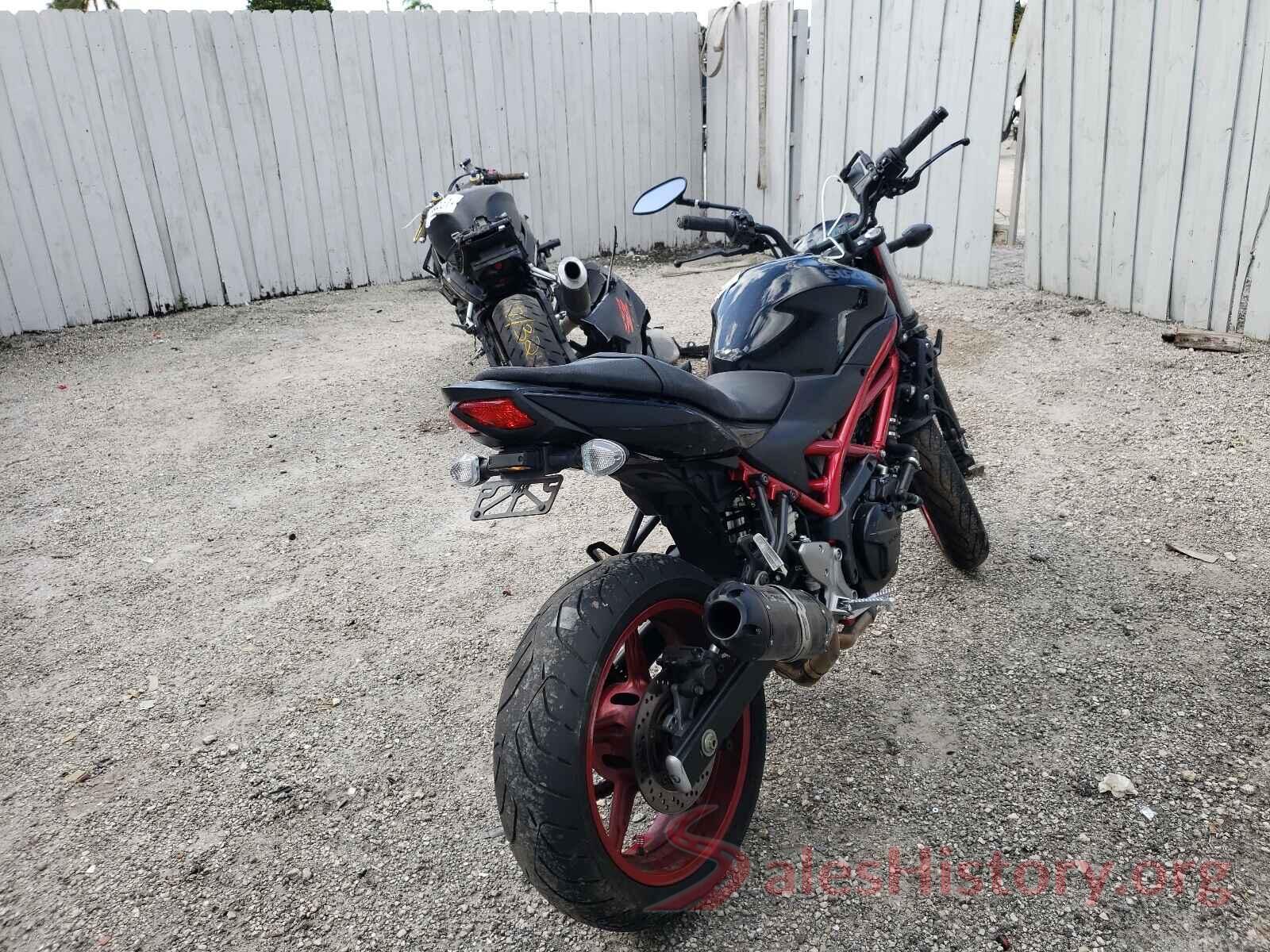 JS1VP55A7J2100256 2018 SUZUKI SV650