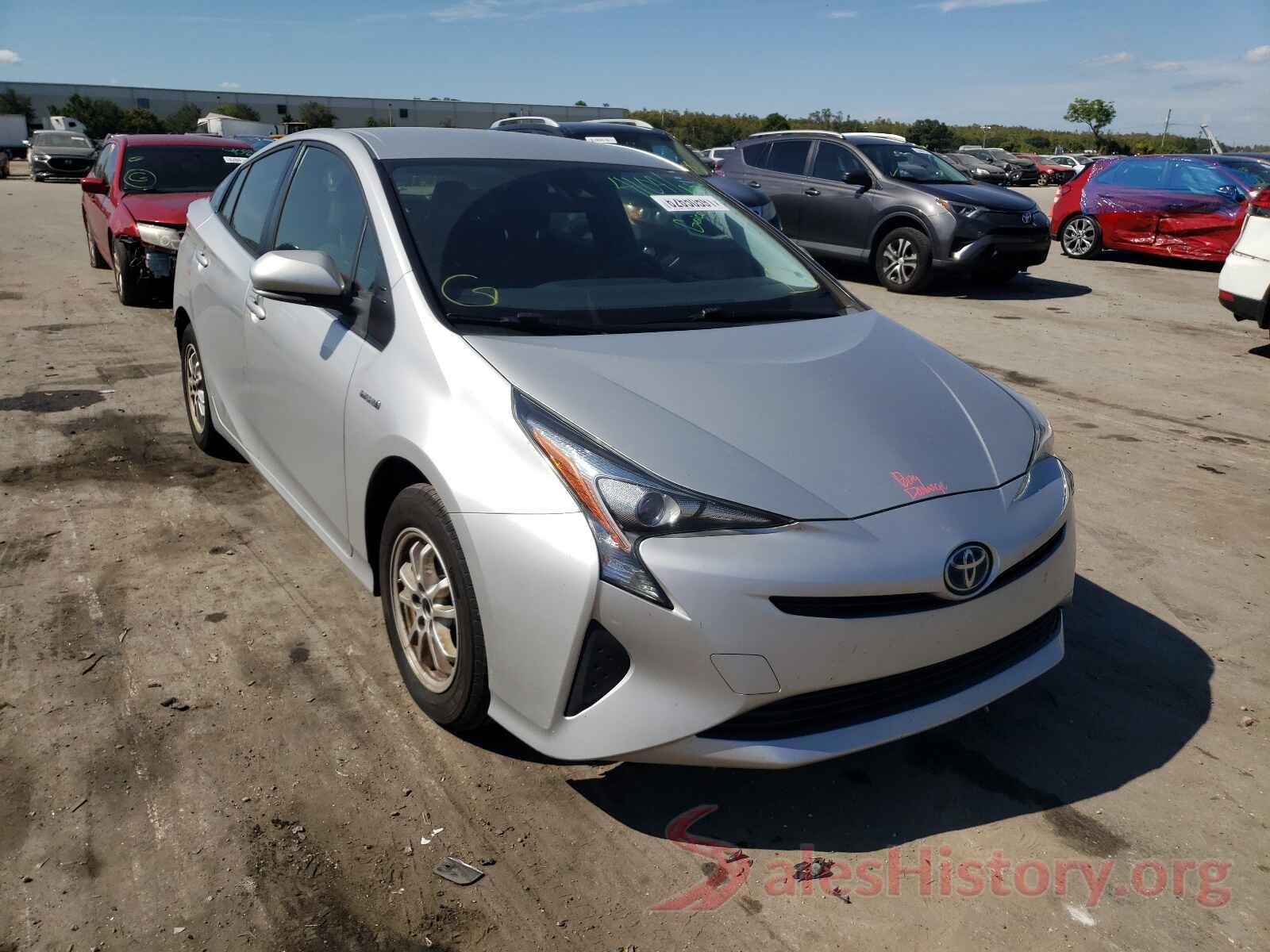 JTDKBRFU1J3581008 2018 TOYOTA PRIUS