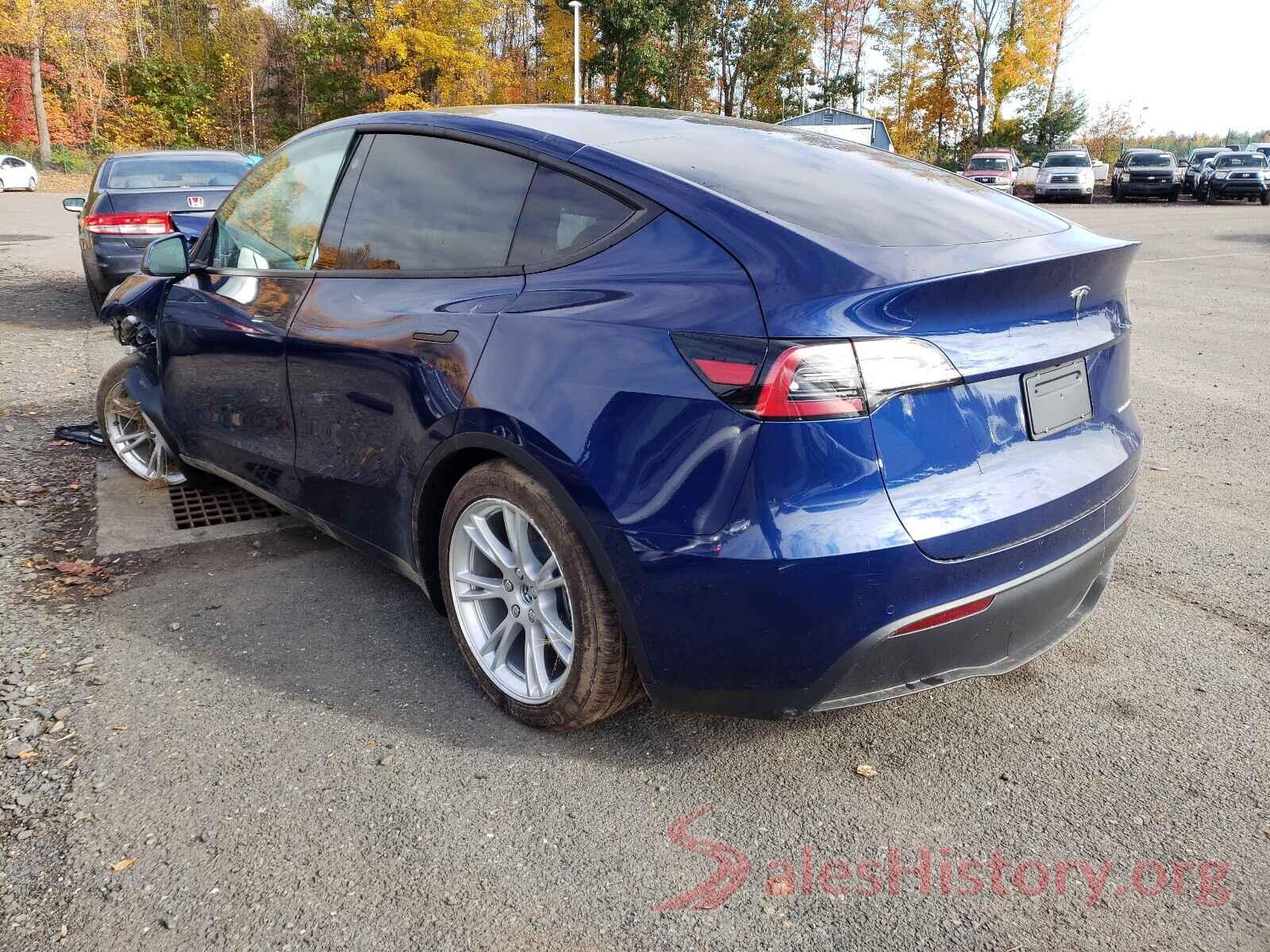 5YJYGDEE2MF255945 2021 TESLA MODEL Y