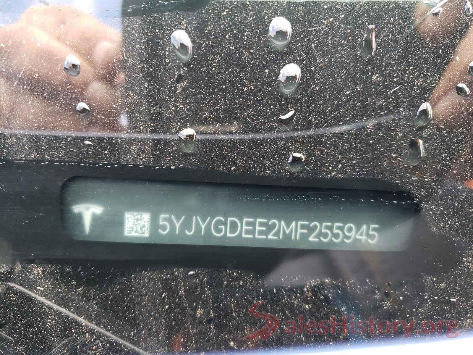 5YJYGDEE2MF255945 2021 TESLA MODEL Y