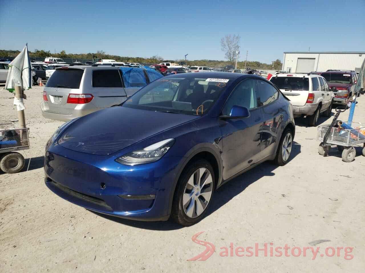 5YJYGDEE5MF117493 2021 TESLA MODEL Y