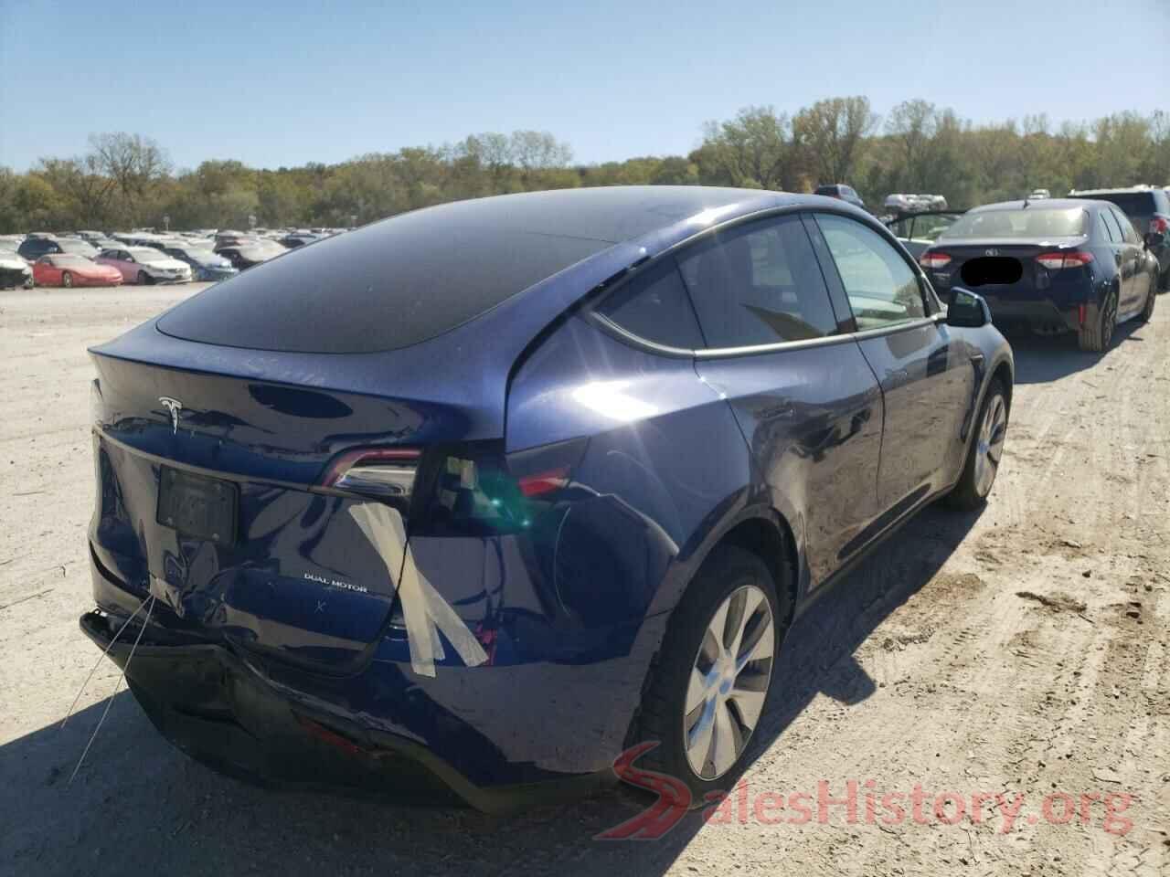 5YJYGDEE5MF117493 2021 TESLA MODEL Y