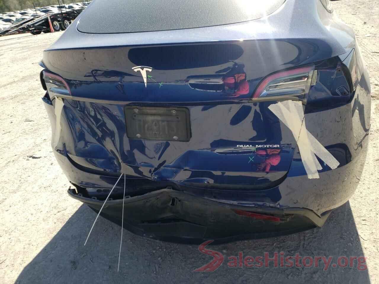 5YJYGDEE5MF117493 2021 TESLA MODEL Y