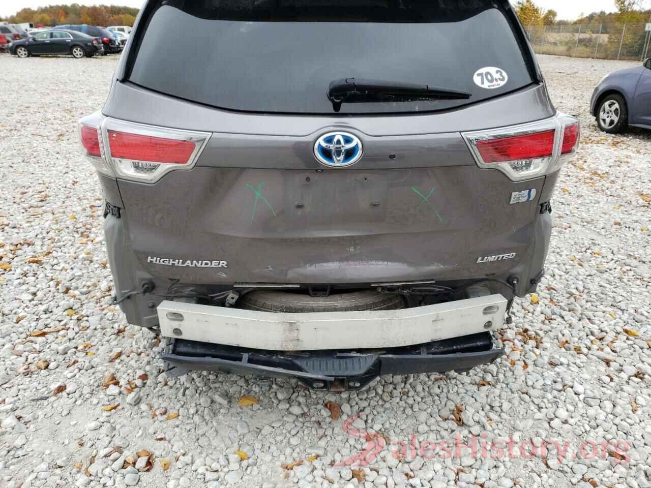 5TDDCRFH0GS020203 2016 TOYOTA HIGHLANDER