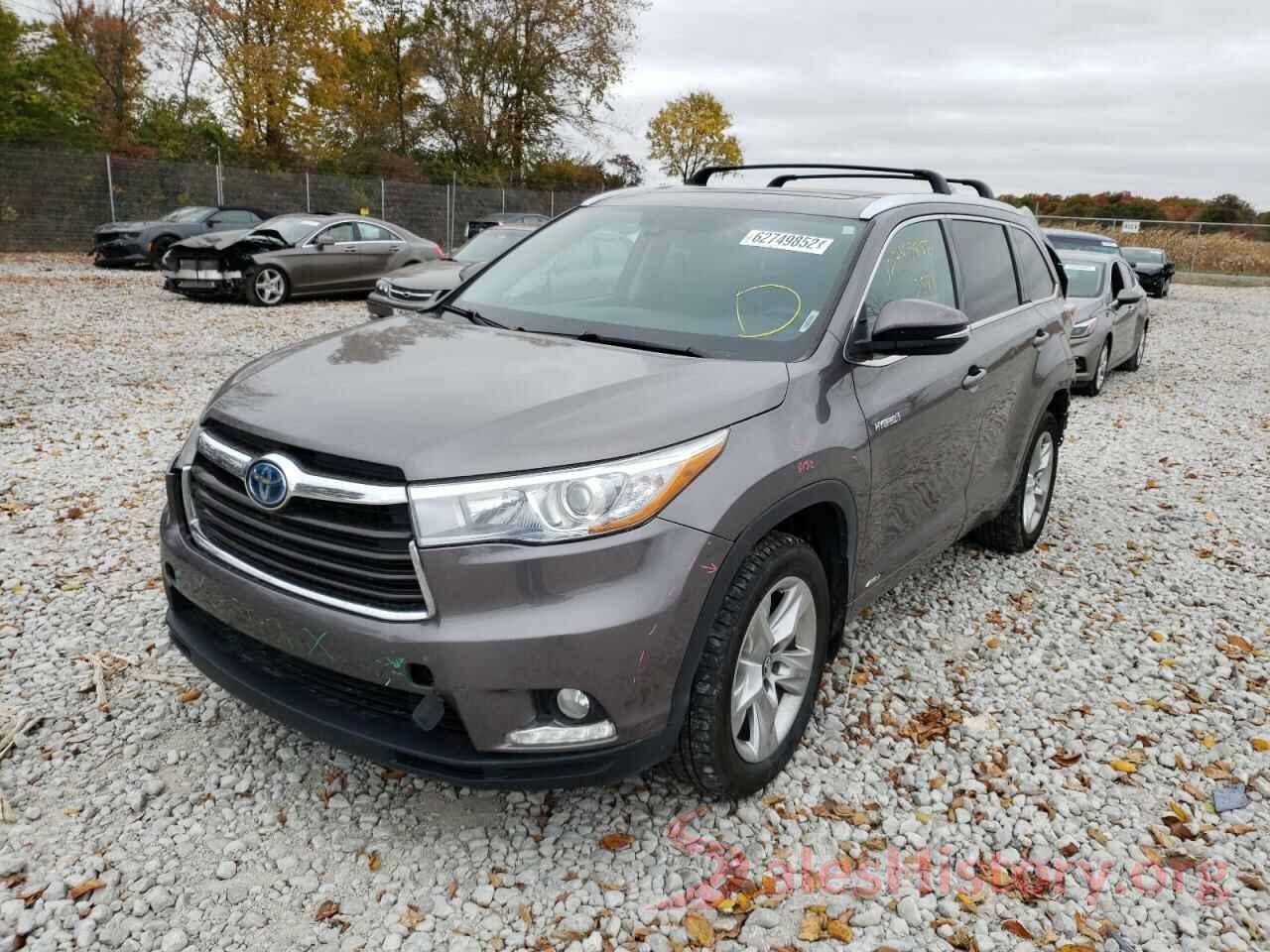 5TDDCRFH0GS020203 2016 TOYOTA HIGHLANDER