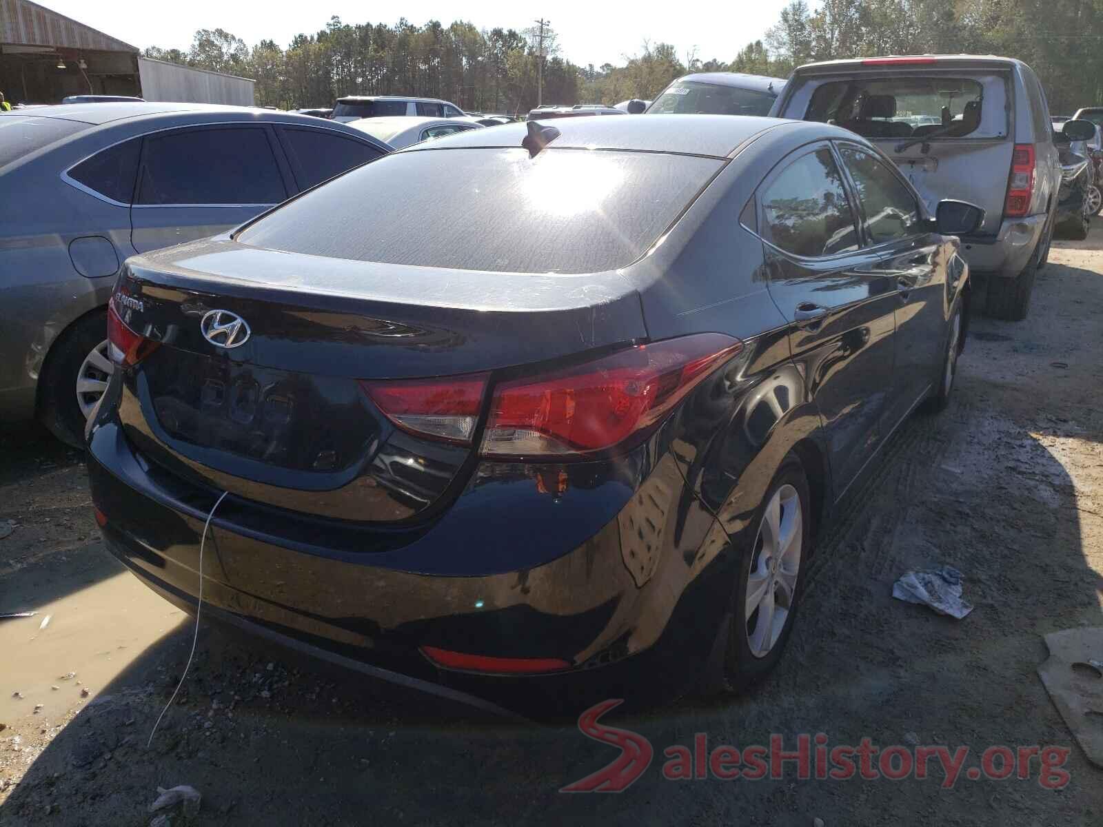 5NPDH4AE8GH781827 2016 HYUNDAI ELANTRA