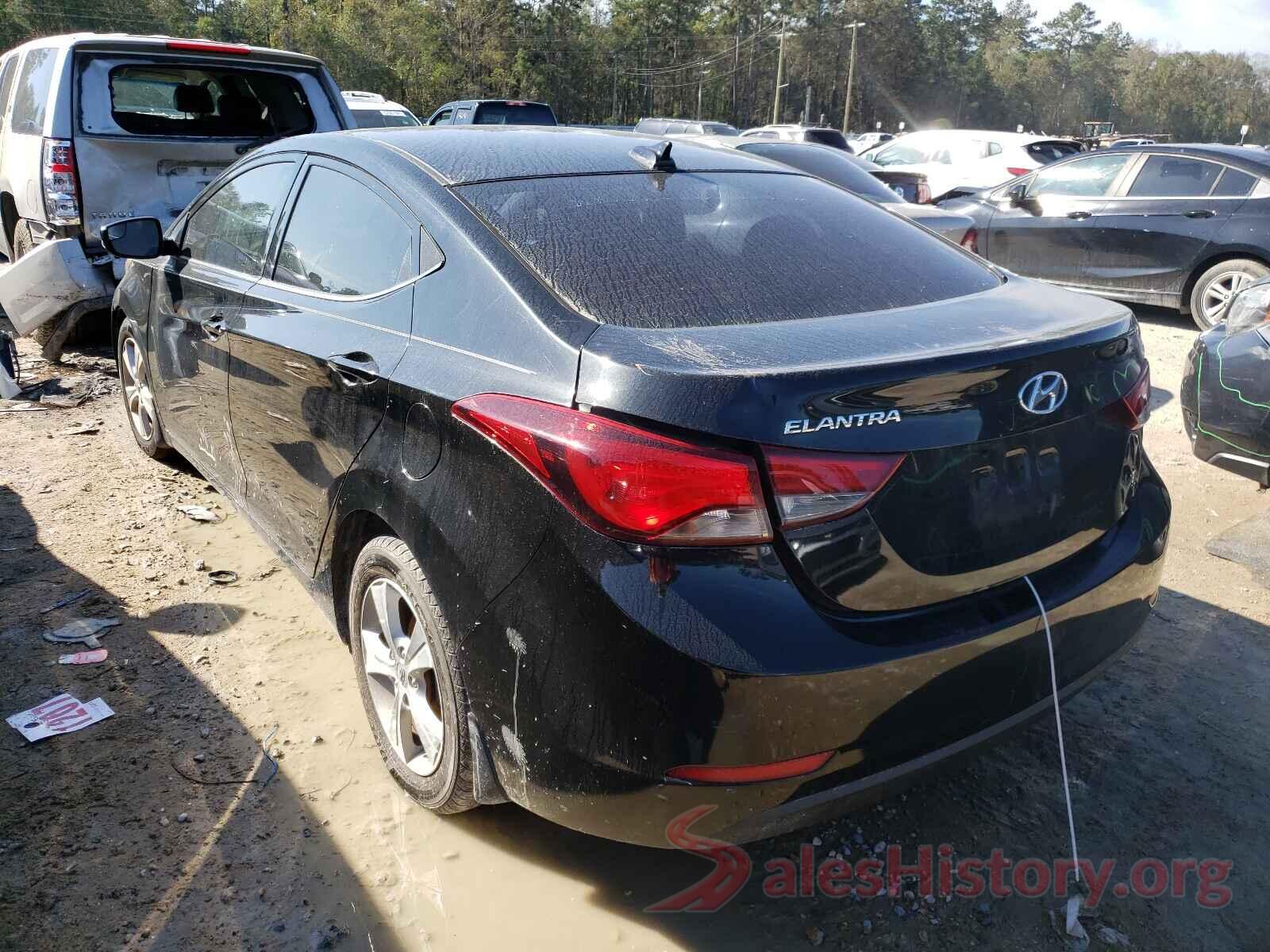 5NPDH4AE8GH781827 2016 HYUNDAI ELANTRA