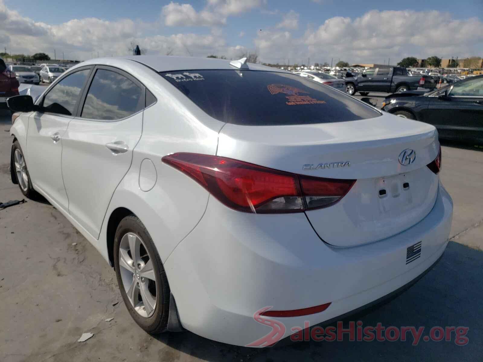 5NPDH4AE6GH674663 2016 HYUNDAI ELANTRA