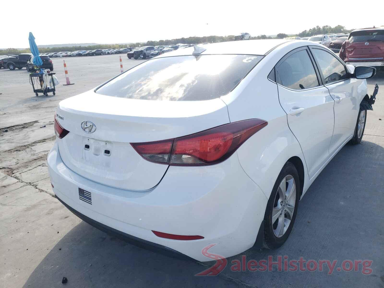 5NPDH4AE6GH674663 2016 HYUNDAI ELANTRA