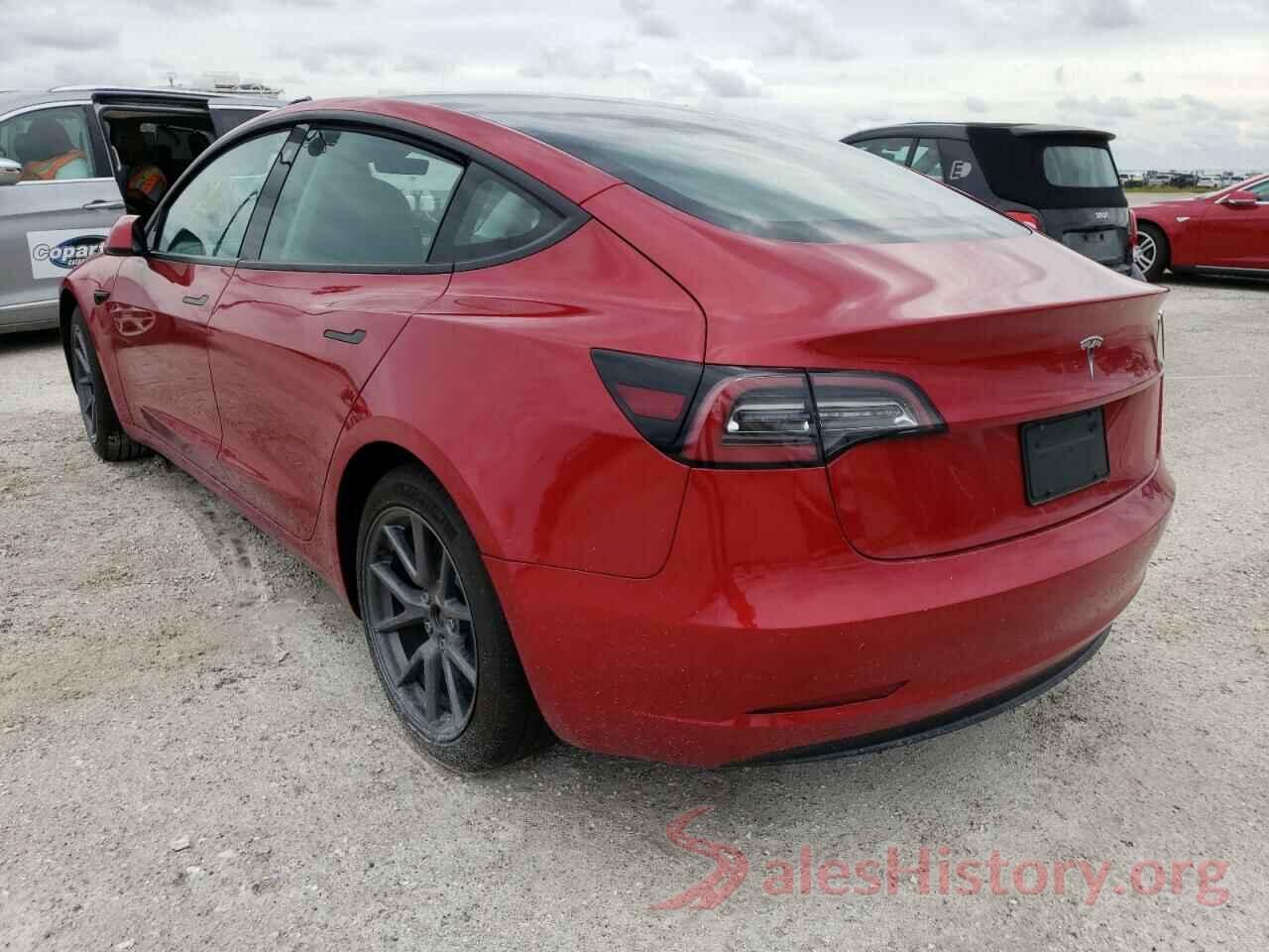 5YJ3E1EAXMF859450 2021 TESLA MODEL 3